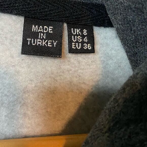 Super Dry Premium Sequin Entry Jacket Hoodie Gray in Size US 4 - Picture 8 of 10